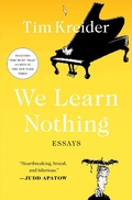 Cover: We Learn Nothing - Simon & Schuster