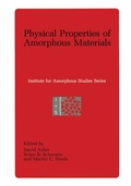 Cover: Physical Properties of Amorphous Materials - Springer