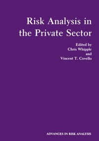 Enlarge image Cover: Risk Analysis in the Private Sector - Kluwer Academic / Plenum Publishers
