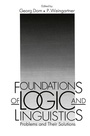 Cover: Foundations of Logic and Linguistics - Springer