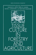 Cover: Tissue Culture in Forestry and Agriculture - Springer