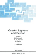 Cover: Quarks, Leptons, and Beyond - Springer