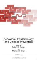 Cover: Behavioral Epidemiology and Disease Prevention - Springer