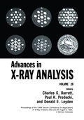 Cover: Advances in X-Ray Analysis - Kluwer Academic / Plenum Publishers