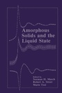 Cover: Amorphous Solids and the Liquid State - Plenum Publishing Co.,N.Y.