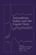Cover: Amorphous Solids and the Liquid State - Plenum Publishing Co.,N.Y.