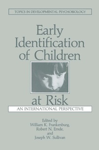 Enlarge image Cover: Early Identification of Children at Risk - Springer