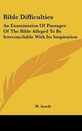 Cover: Bible Difficulties - Kessinger Publishing
