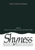 Cover: Shyness - Plenum Publishing Co.,N.Y.