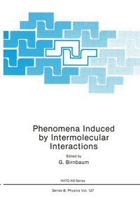 Abbildung von: Phenomena Induced by Intermolecular Interactions - Springer