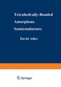 Cover: Tetrahedrally-Bonded Amorphous Semiconductors - Springer
