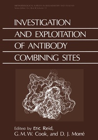 Enlarge image Cover: Investigation and Exploitation of Antibody Combining Sites - Springer