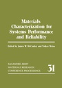 Cover: Materials Characterization for Systems Performance and Reliability - Kluwer Academic/Plenum Publishers
