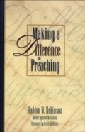 Cover: Making a Difference in Preaching - Baker Publishing Group