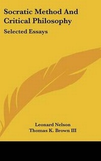Enlarge image Cover: Socratic Method and Critical Philosophy - Kessinger Publishing