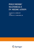 Cover: Polymeric Materials in Medication - Kluwer Academic/Plenum Publishers