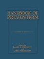 Cover: Handbook of Prevention - Kluwer Academic / Plenum Publishers