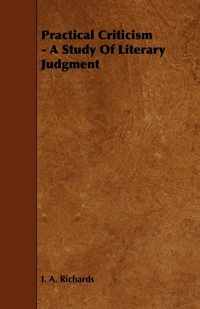 Enlarge image Cover: Practical Criticism - Read Books