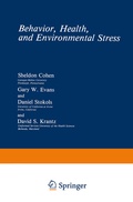 Cover: Behavior, Health, and Environmental Stress - Springer