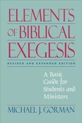 Cover: Elements of Biblical Exegesis - Baker Publishing Group