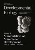 Cover: Manipulation of Mammalian Development - Springer
