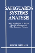 Cover: Safeguards Systems Analysis - Kluwer Academic/Plenum Publishers