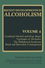Cover: Recent Developments in Alcoholism - Kluwer Academic/Plenum Publishers