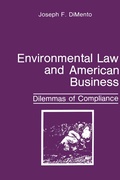 Cover: Environmental Law and American Business - Springer