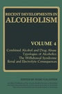 Cover: Recent Developments in Alcoholism - Springer