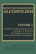 Cover: Recent Developments in Alcoholism - Springer