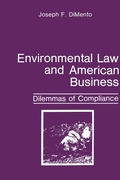 Cover: Environmental Law and American Business - Springer