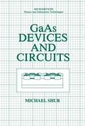 Cover: GaAs Devices and Circuits - Springer