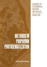 Enlarge image Cover: Methods in Porphyrin Photosensitization - Kluwer Academic / Plenum Publishers