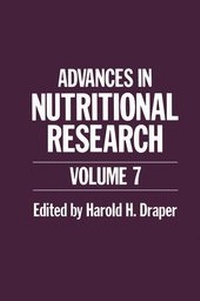 Enlarge image Cover: Advances in Nutritional Research - Kluwer Academic / Plenum Publishers