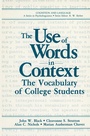 Cover: The Use of Words in Context - Springer