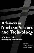 Cover: Advances in Nuclear Science and Technology - Springer