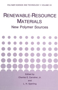 Enlarge image Cover: Renewable-Resource Materials - Kluwer Academic / Plenum Publishers