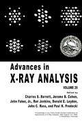 Cover: Advances in X-Ray Analysis - Kluwer Academic/Plenum Publishers
