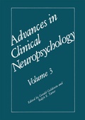 Cover: Advances in Clinical Neuropsychology - Springer