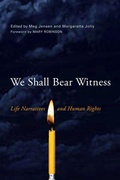 Cover: We Shall Bear Witness - University of Wisconsin Press