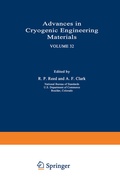 Cover: Advances in Cryogenic Engineering Materials - Springer