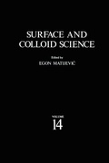 Cover: Surface and Colloid Science - Kluwer Academic / Plenum Publishers
