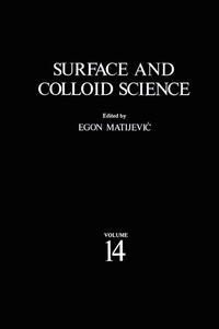 Enlarge image Cover: Surface and Colloid Science - Kluwer Academic / Plenum Publishers