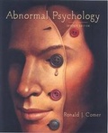 Cover: Abnormal Psychology - Worth Publishers Inc.,U.S.