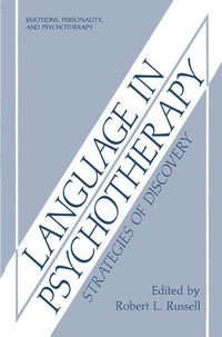 Enlarge image Cover: Language in Psychotherapy - Plenum Publishing Co.,N.Y.