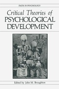 Cover: Critical Theories of Psychological Development - Springer