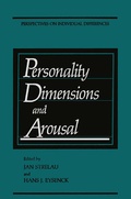 Cover: Personality Dimensions and Arousal - Kluwer Academic/Plenum Publishers