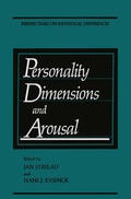 Cover: Personality Dimensions and Arousal - Springer