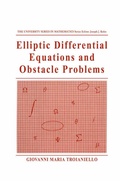 Cover: Elliptic Differential Equations and Obstacle Problems - Springer