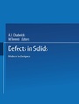 Cover: Defects in Solids - Springer